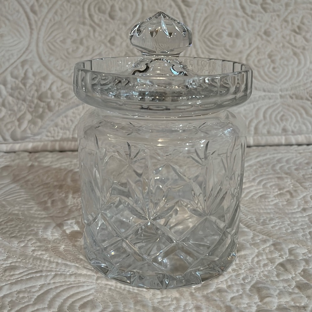 Crystal Biscuit Barrel
